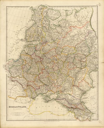Carte de la Russie et de la Pologne, 1832 - John Arrowsmith