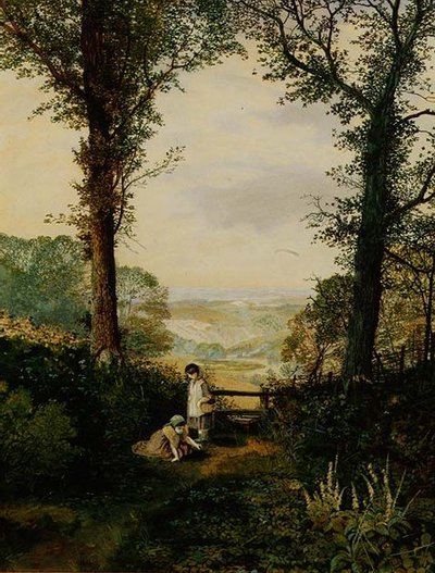 Une vallée de Burnsall, Wharfedale - John Atkinson Grimshaw