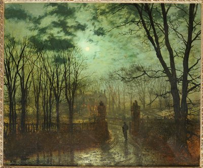 À la porte du parc - John Atkinson Grimshaw