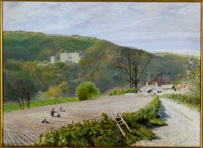 Tour de Barden sur la rivière Wharfe, Yorkshire - John Atkinson Grimshaw