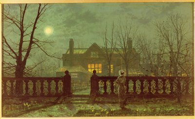 Dame dans un jardin au clair de lune, 1892 - John Atkinson Grimshaw