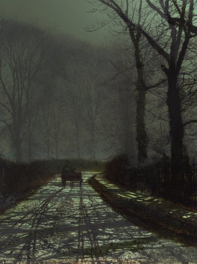 Scène de rue la nuit - John Atkinson Grimshaw