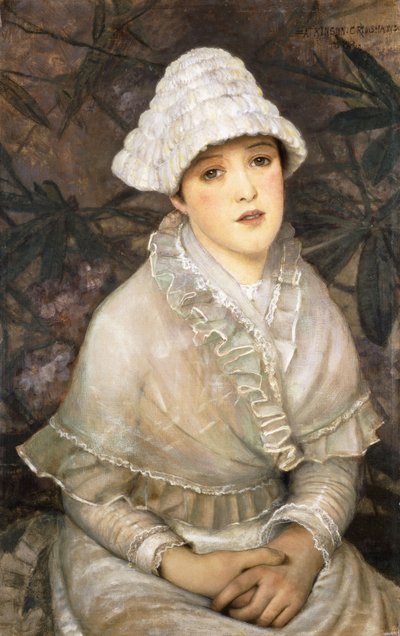 Ma petite rose blanche - John Atkinson Grimshaw