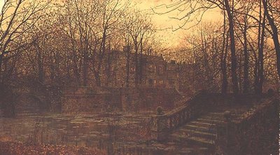 La ferme entourée de douves - John Atkinson Grimshaw