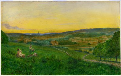 Vue de Woodhouse Ridge - John Atkinson Grimshaw