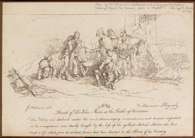 ?Mort de Sir John Moore à la bataille de Corunna?, 16 janvier 1809 - John Augustus Atkinson