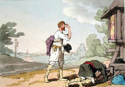 Pèlerins, gravé par l