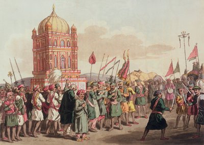 La procession de la Taziya, de 