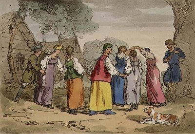 Amusements villageois, planche 82 du Volume III de 