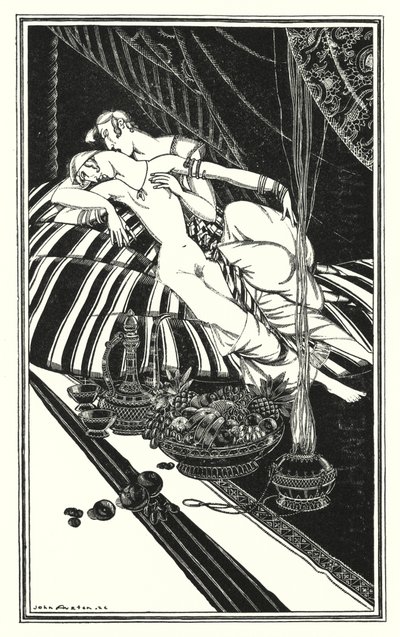 Illustration pour Don Juan de Lord Byron : Haidee et Juan n