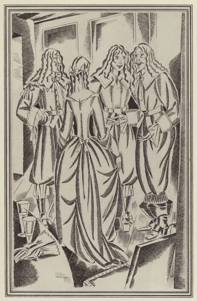 Illustration pour Moll Flanders par Daniel Defoe - John Austen