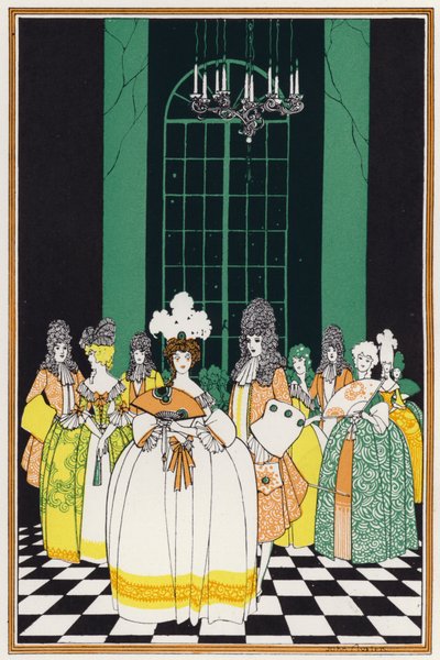 Illustration pour "Rogues In Porcelain", Un recueil de poèmes du XVIIIe siècle - John Austen