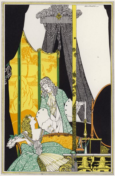 Illustration pour "Rogues In Porcelain", Un recueil de poèmes du XVIIIe siècle - John Austen