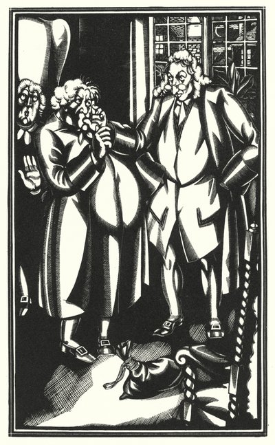 Illustration pour Tristram Shandy de Laurence Sterne - John Austen