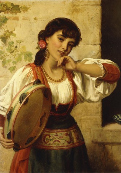 Une danseuse napolitaine - John Bagnold Burgess