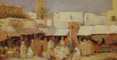 Place du marché, Tanger - John Bagnold Burgess