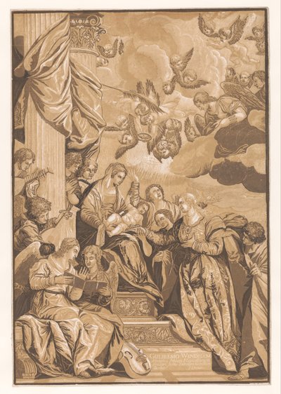 Mariage de sainte Catherine - John Baptist Jackson