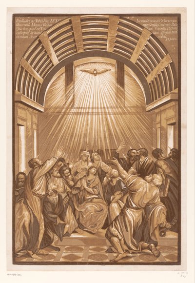 La Pentecôte (Kunstwerken van Venetiaanse meesters, Opera selectiora) - John Baptist Jackson