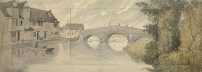 Pont de Hythe, Oxford, 1789 - John Baptist Malchair