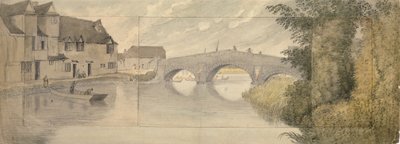 Pont de Hythe, Oxford, 1789 - John Baptist Malchair