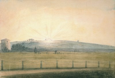 Coucher de soleil vu de l