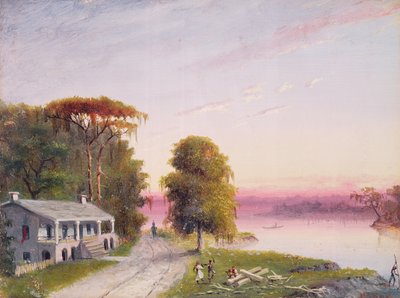 Plantation de la rivière Mississippi - John Barnard