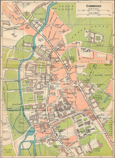 Cambridge, 20ème siècle - John Bartholomew