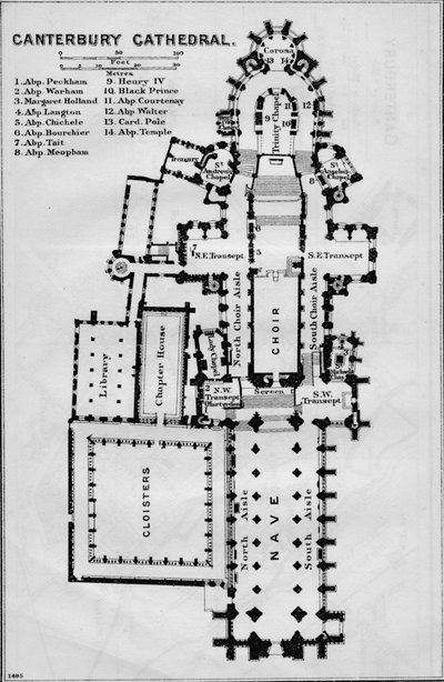 Cathédrale de Canterbury, XXe siècle - John Bartholomew