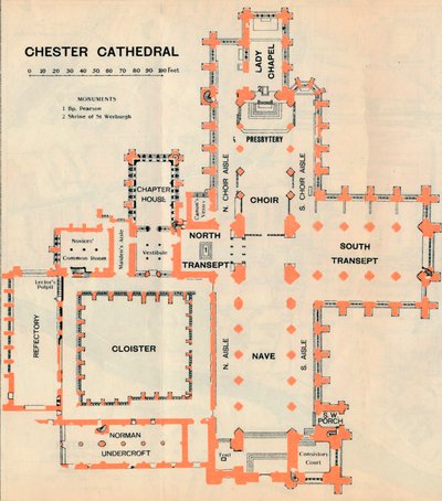 Cathédrale de Chester, 20ème siècle - John Bartholomew