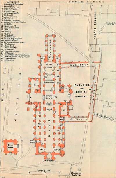 Cathédrale de Chichester, XXe siècle - John Bartholomew