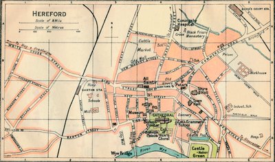 Hereford, 20e siècle - John Bartholomew
