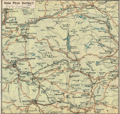 District de High Peak, XXe siècle - John Bartholomew