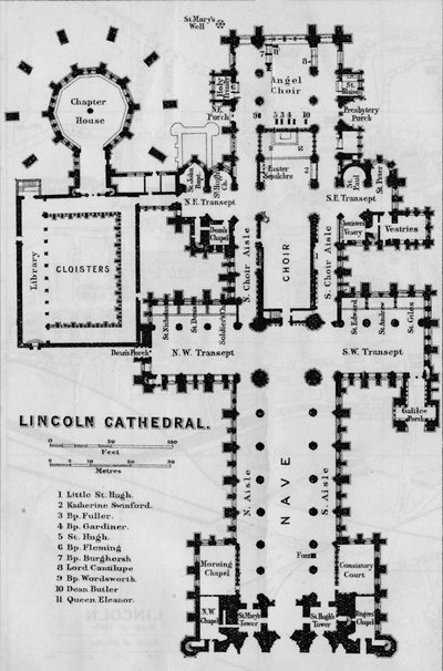 Cathédrale de Lincoln, 20ème siècle - John Bartholomew