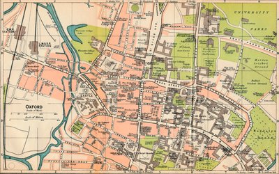 Oxford, 20e siècle - John Bartholomew