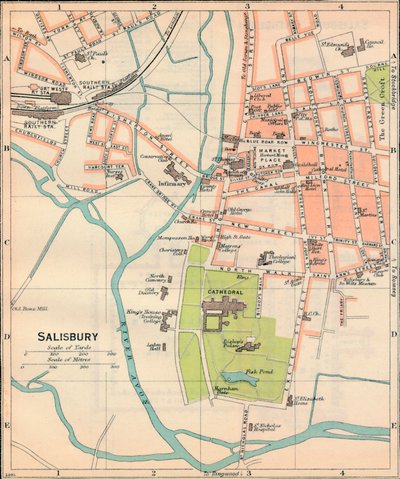Salisbury, XXe siècle - John Bartholomew
