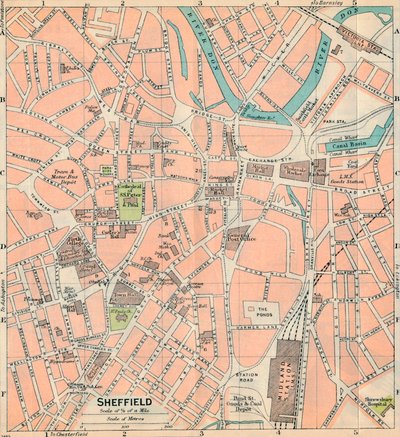 Sheffield, 20ème siècle - John Bartholomew