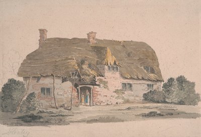 Cottage au toit de chaume près de Henley - John Baverstock Knight