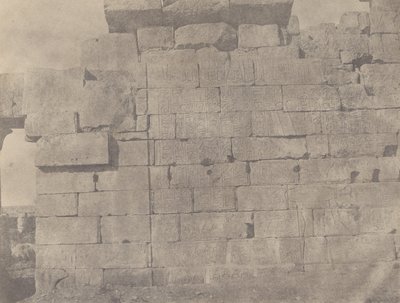 [Karnac, Salle Hypostyle, Mur du Sud (Face Extérieure)] - John Beasley Greene