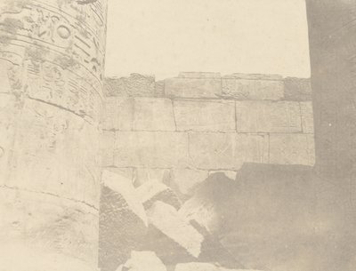 Karnak, Salle Hypostyle, Mur du Nord (Face Intérieure) - John Beasly Greene