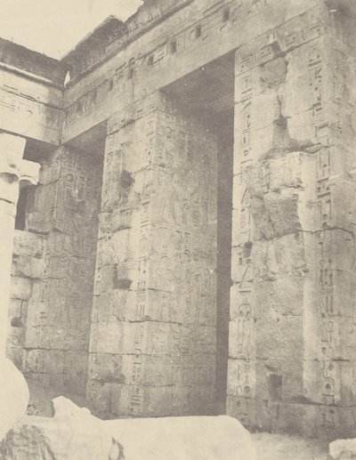 Médinet Habou, Palais de Ramsès II 2de Cour, Côté Est - John Beasly Greene