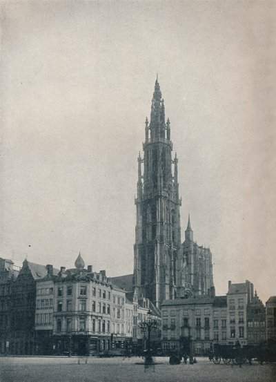 Cathédrale Notre-Dame, Anvers, Belgique, vers 1900 - John Benjamin Stone