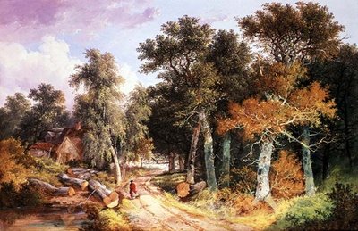 Paysage campagnard - John Berney Ladbrooke