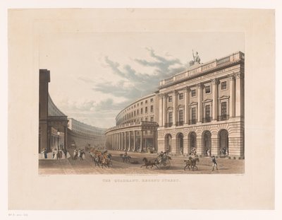 Vue de Regent Street à Londres - John Bluck