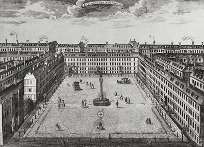 Lincolns Inn New Square, vers 1725 - John Bowles