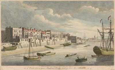 Vue prise près du pont de Limehouse, en regardant vers l