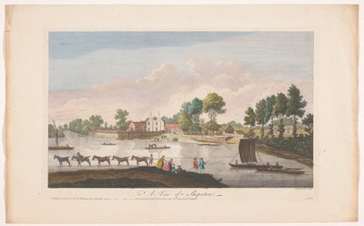 Vue du village de Shepperton - John Boydell