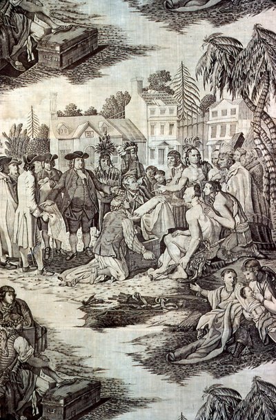 Traité de William Penn avec les Indiens (Tissu d