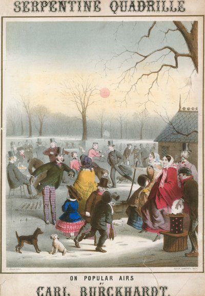 Partition musicale pour Serpentine Quadrille sur des airs populaires par Carl Burckhardt - John Brandard