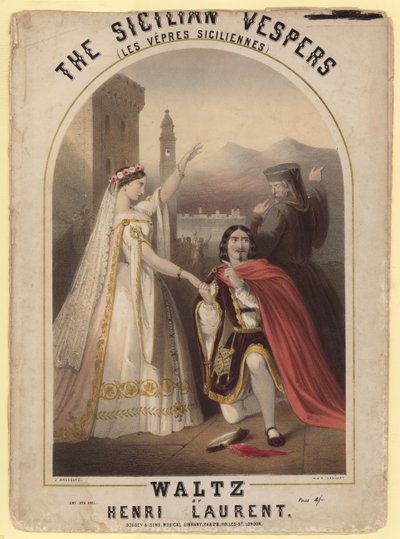 Les Vêpres siciliennes. Valse par Henri Laurent - John Brandard