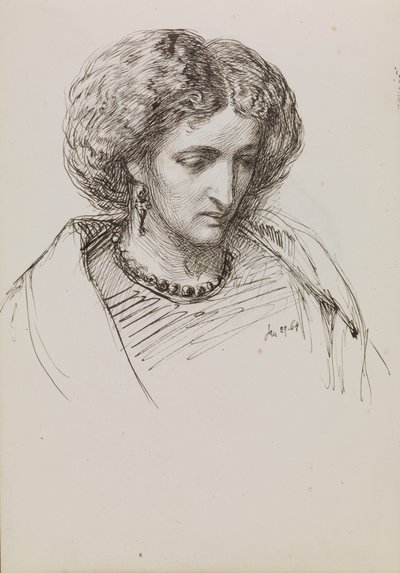 Croquis de portrait en buste d